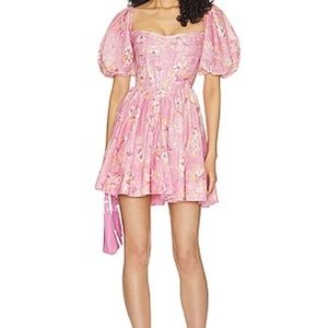 Bardot Pink Mini Dress